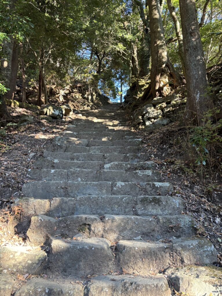 大山男坂の様子2