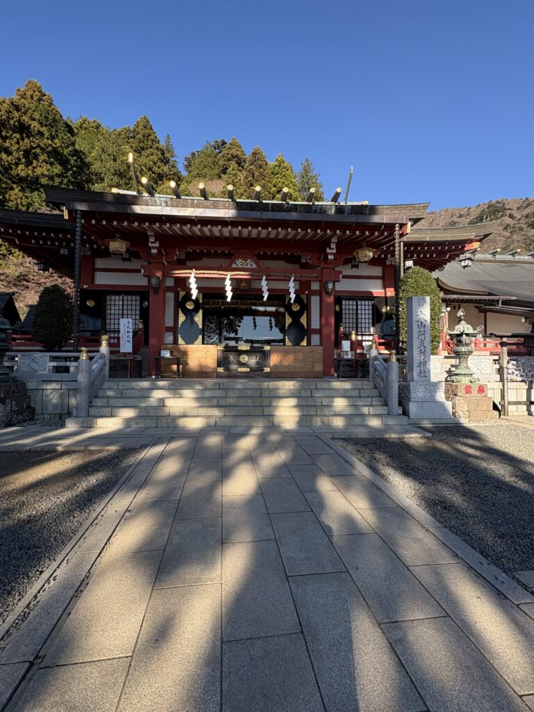 大山阿夫利神社下社の様子