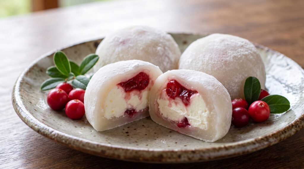 こけももクリームチーズ大福のイメージ画像